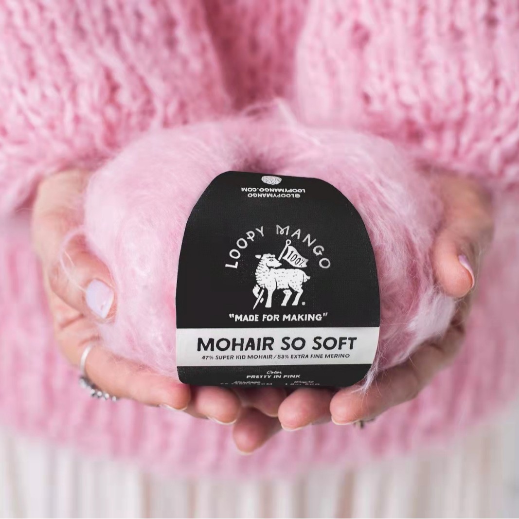 Loopy Mohair So Soft 马海毛超粗线 手工毛线 毛衣线