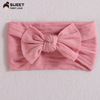 Jewelry, children's hair accessory, nylon headband with bow, European style