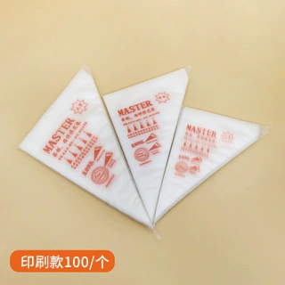 Одноразовый кондитерский мешок (Chenjie) — мешки для выпечки разного размера с насадками, 16×26 / 20×31 / 23×35 / 23×40 см