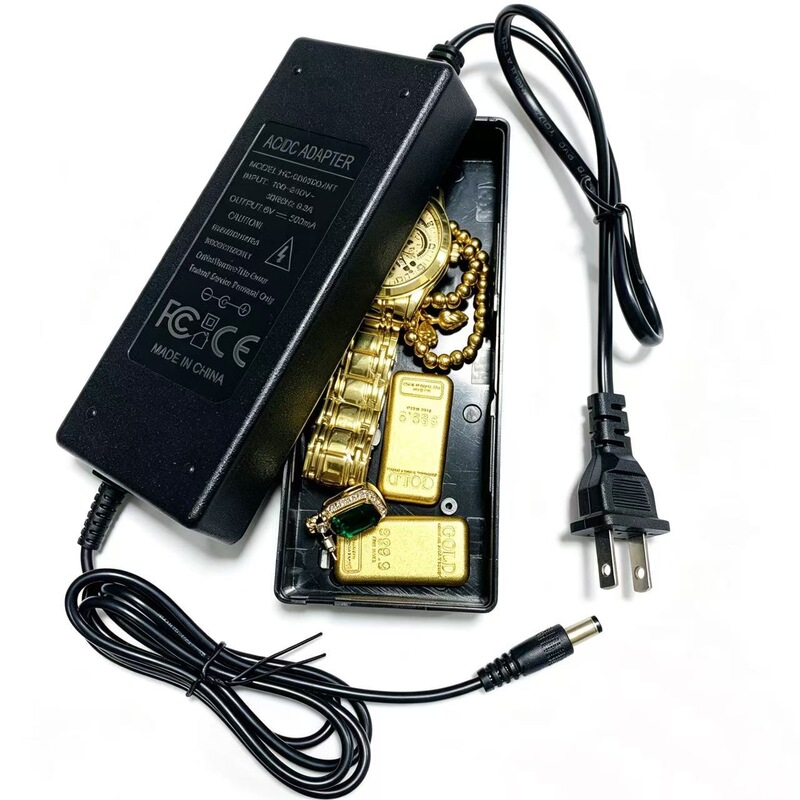 Disguised Computer Charger, Secret Stash for Personal Money, Adapter Power Supply, Storage Jewelry Box, Wall Socket Safe