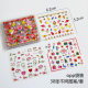 Foreign trade nail art decals glitter love waterproof ultra-thin nail art stickers 3D three-dimensional luminous small decals nail stickers