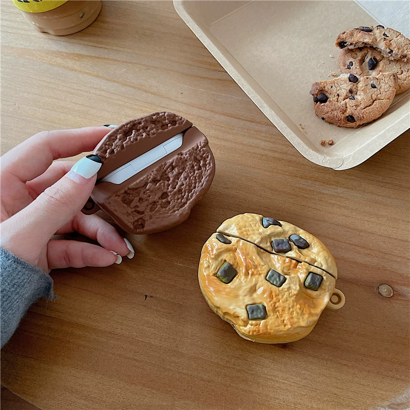 Подделка Quduoduo Biscuit, подходит для AirPods Pro3, чехол для наушников Apple Bluetooth, защитный чехол для 2/3/4 поколения, 2025