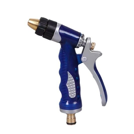 Car wash water gun New Navy pure copper car wash water gun high pressure water gun copper nipple water gun rotating water-saving type