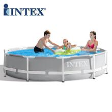 ����INTEX26710 3.66mԲ�ιܼ�ˮ�� �����֧��ˮ�� ��ͥ��