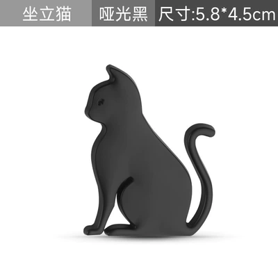 Car Personalized Pet Cat Car Body sticker - kitten-sticker-black
