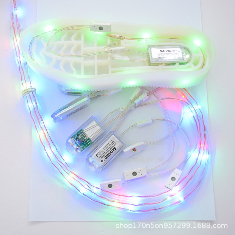 Luz LED Recargable USB para Calzado USB de PVC Recargable USB para Calzado y Mochilas