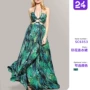 印花新款外贸性感连衣裙