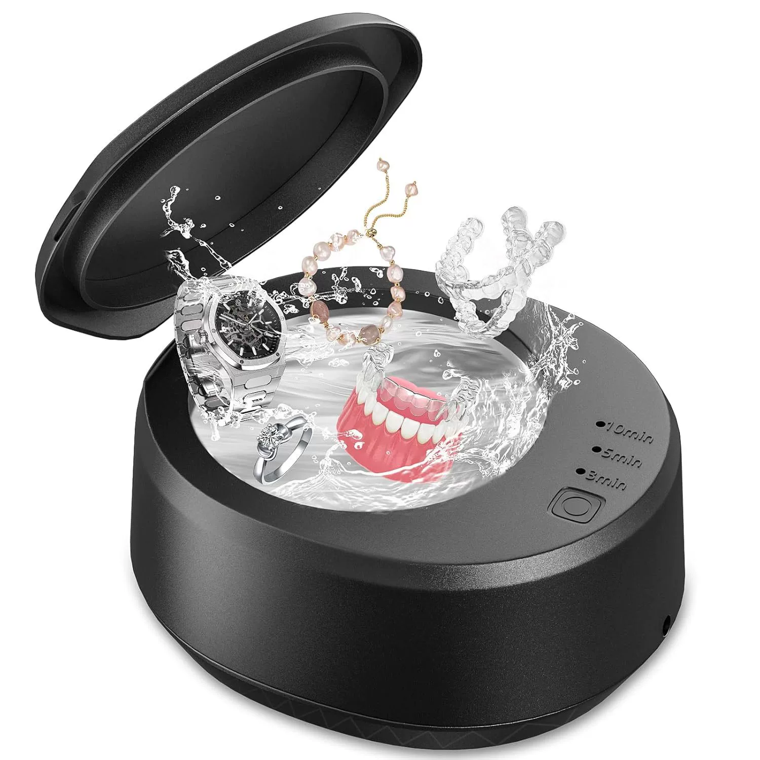 Ultrasonic hygienic jewelry, cleaner, handheld bidet, for import