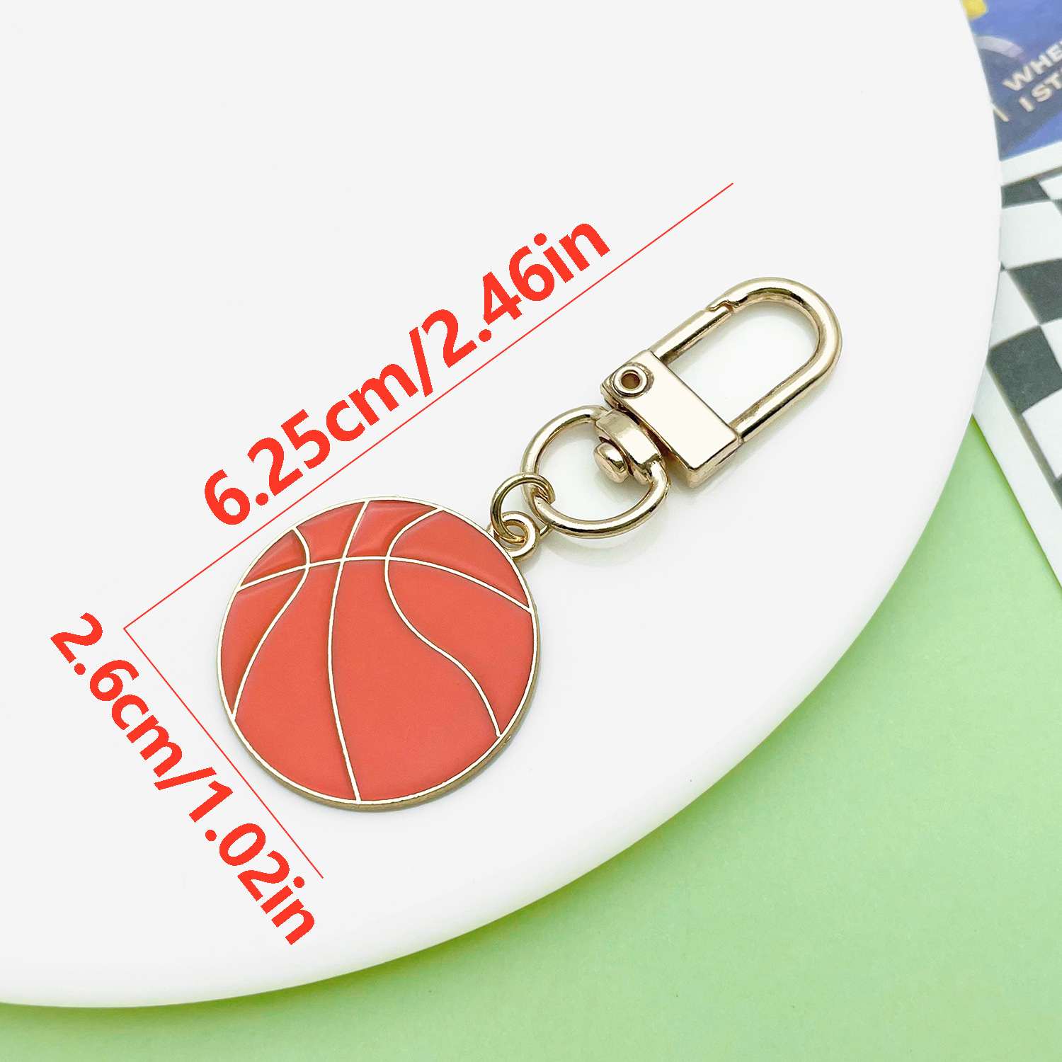 Llavero de Aleación Aros de Baloncesto, Estilo Hip Hop para Mochilas y Regalos image 58