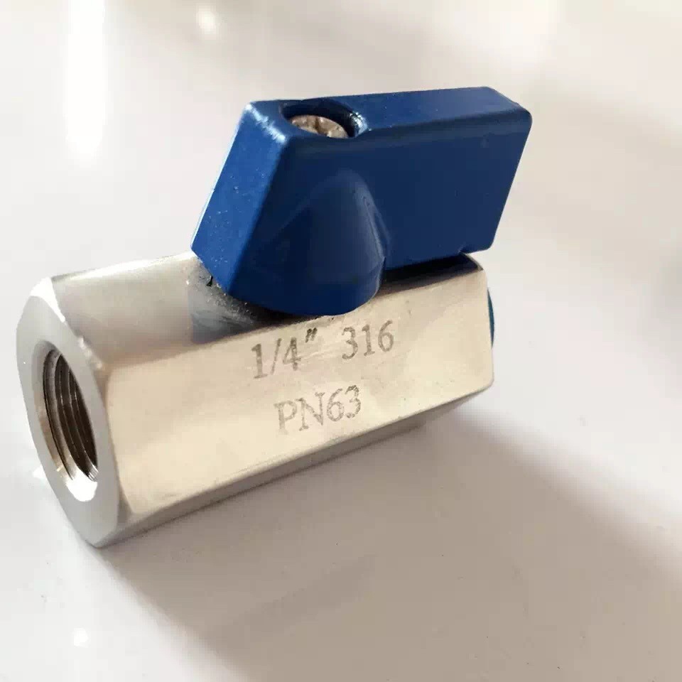 西德阀门供应一片式蝶型手柄球阀碟型球阀迷你小阀门Q11F-64P迷你