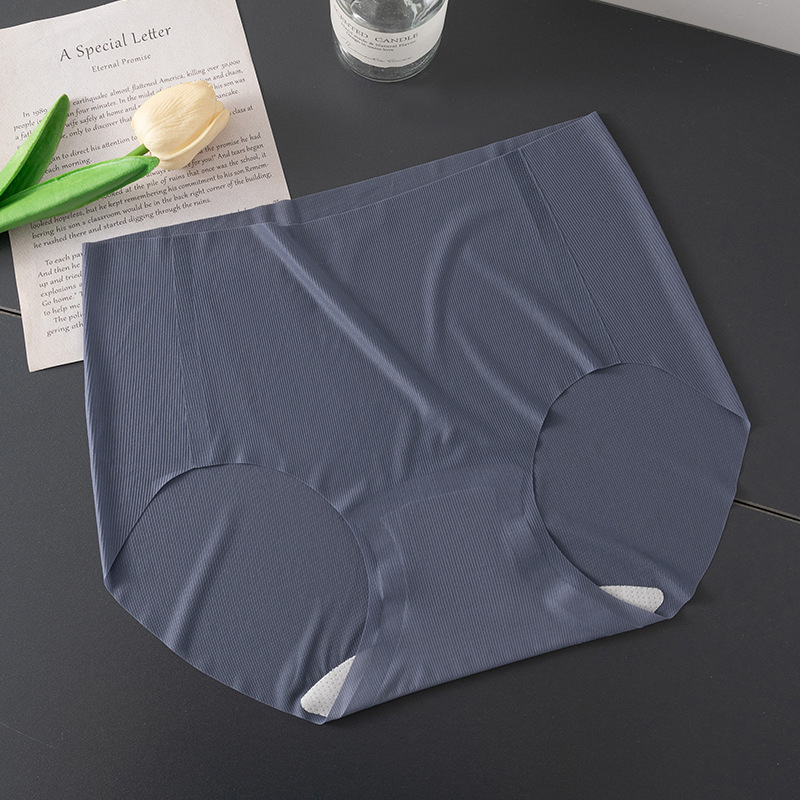 Serie ultrafina primavera y verano yoga sin costuras máscara deportiva lápiz labial seda sin costuras entrepierna antibacteriana ropa interior pantalones de mujer cabeza