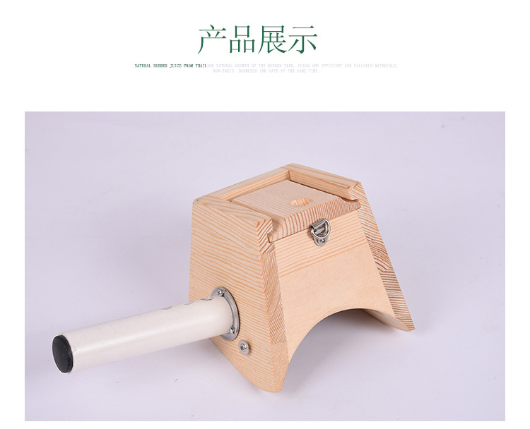 Portable Wooden Moxibustion Box Neck and Shoulder Warming Device for Home Moxa Therapy in use