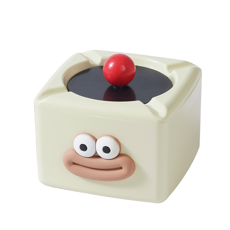 Cenicero creativo con cubierta antivolantes decoración de sala de estar de alto valor decoración del hogar escritorio de oficina juego de humo cenicero