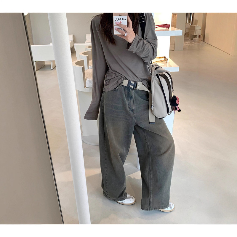 Amerika Street Online Loose-Fit Jeans 2025 Summer New Style Amerika Street Online Loose-Fit Jeans 2025 Summer New Style