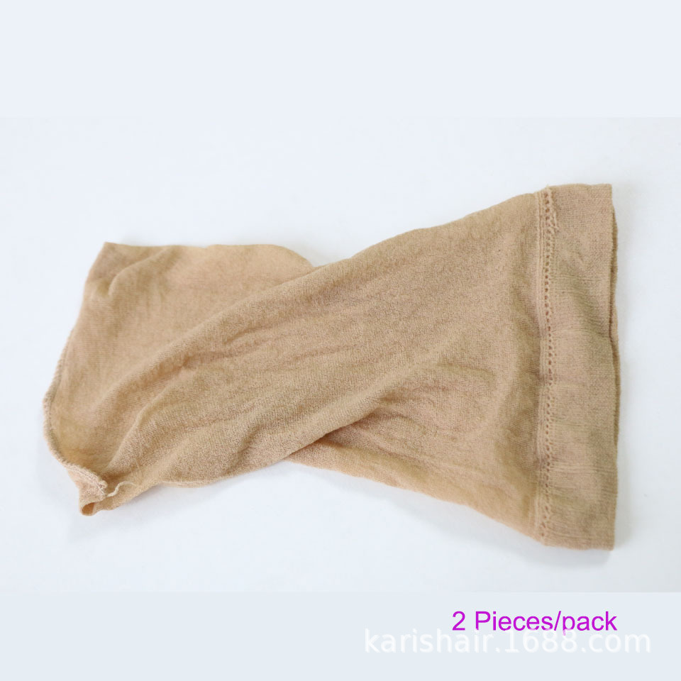 Casquillo de la malla de la peluca 2-Piece Set Head cover hair Net alta elasticidad vistiendo peluca