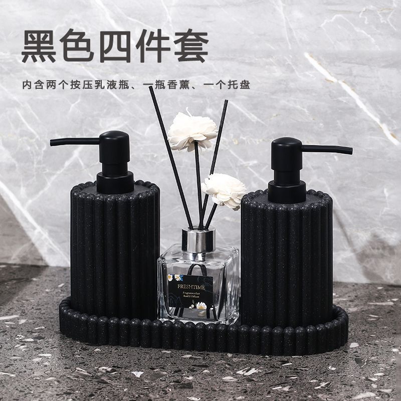 Retro ins viento desinfectante de manos botella de caja de botella de presión una variedad de higiene adecuada set de lavado hisopo de algodón