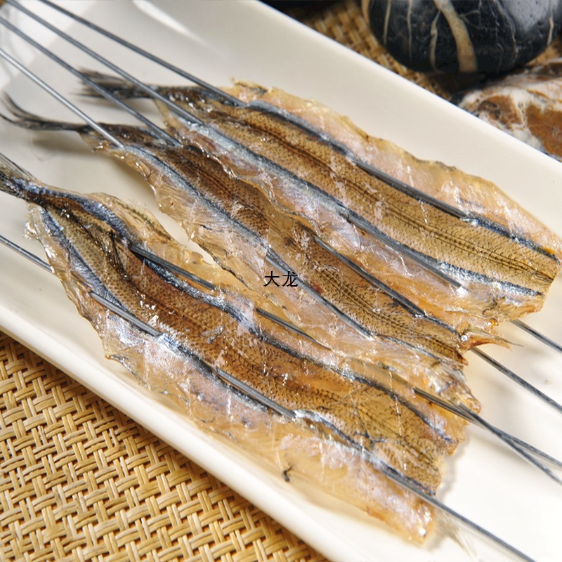 烧烤店马步鱼干棒棒鱼甜调味针鱼干多味鱼烧烤串食材海鲜干货