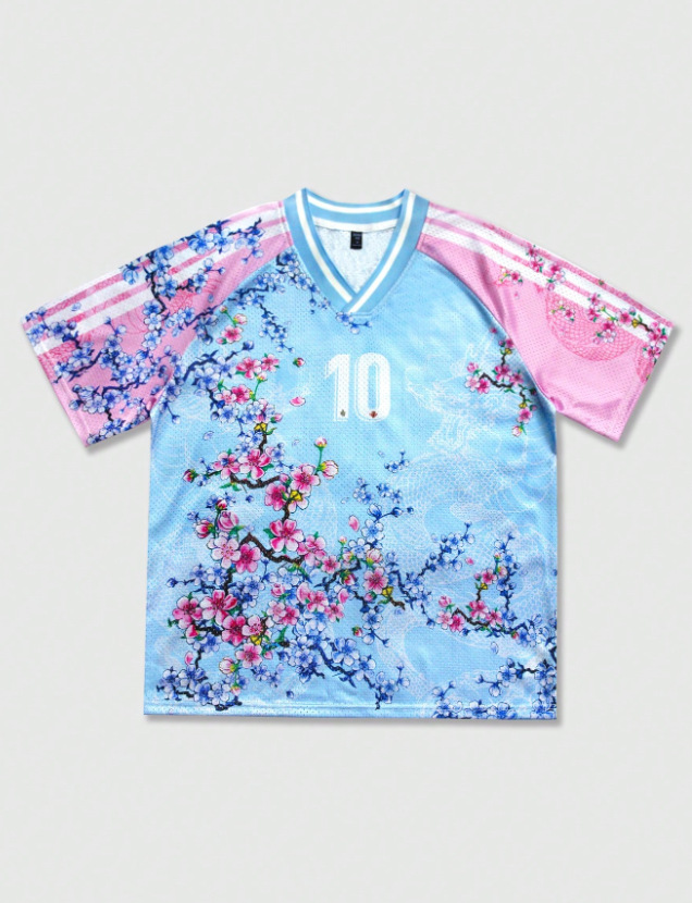 Fábrica directa de verano americano locomotora transfronteriza estilo de diseño de estilo hip hop personalidad camiseta de manga corta al por mayor