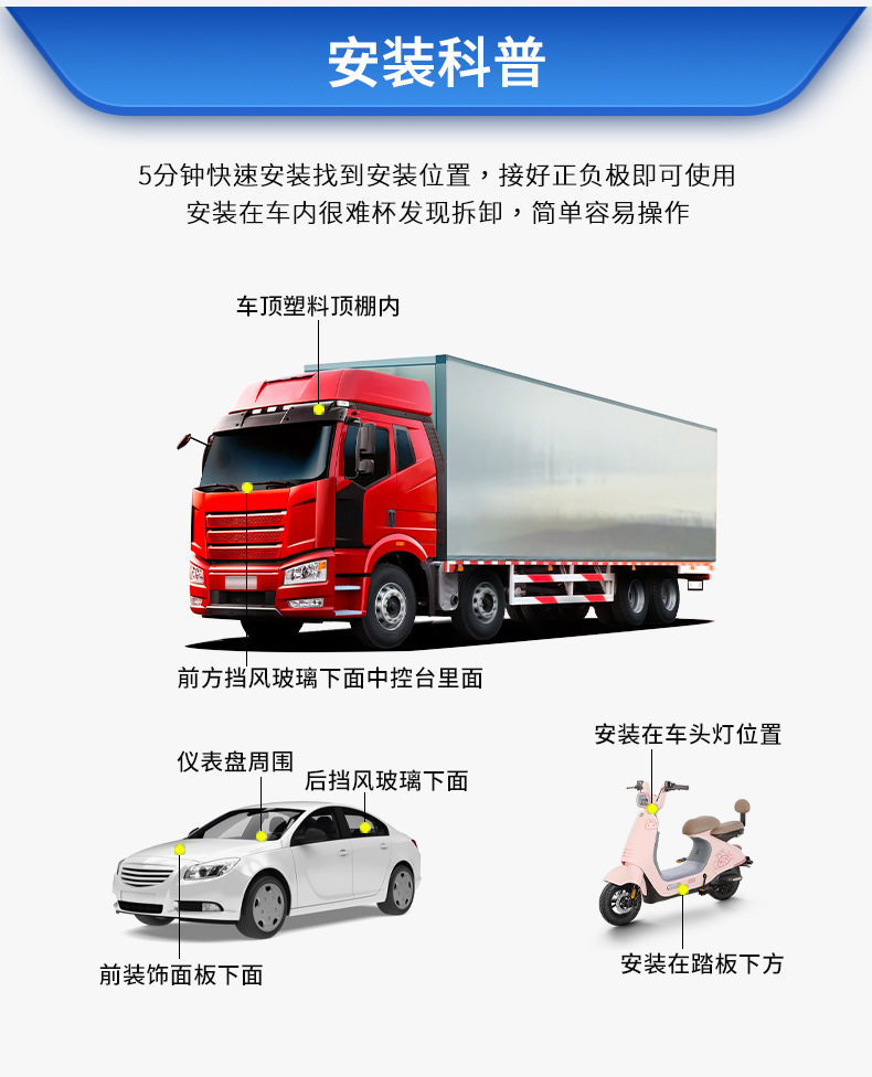 Wanwei Car Locator Electric Motorcycle Two-Wheeler Vehicle Accessories Pet Anti-Lost Gps Locator