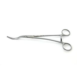 Kidney pedicle forceps 25cm round bend R25 × 22 No Damage 1 × 2 tooth yarn scissors Nanjing no yes-465none14cmy
