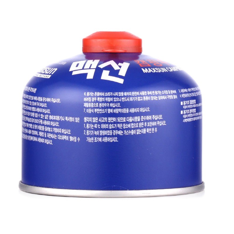 Portable Outdoor Flat Gas Canister for High-Altitude Camping and Cooking, Butane Gas Stove