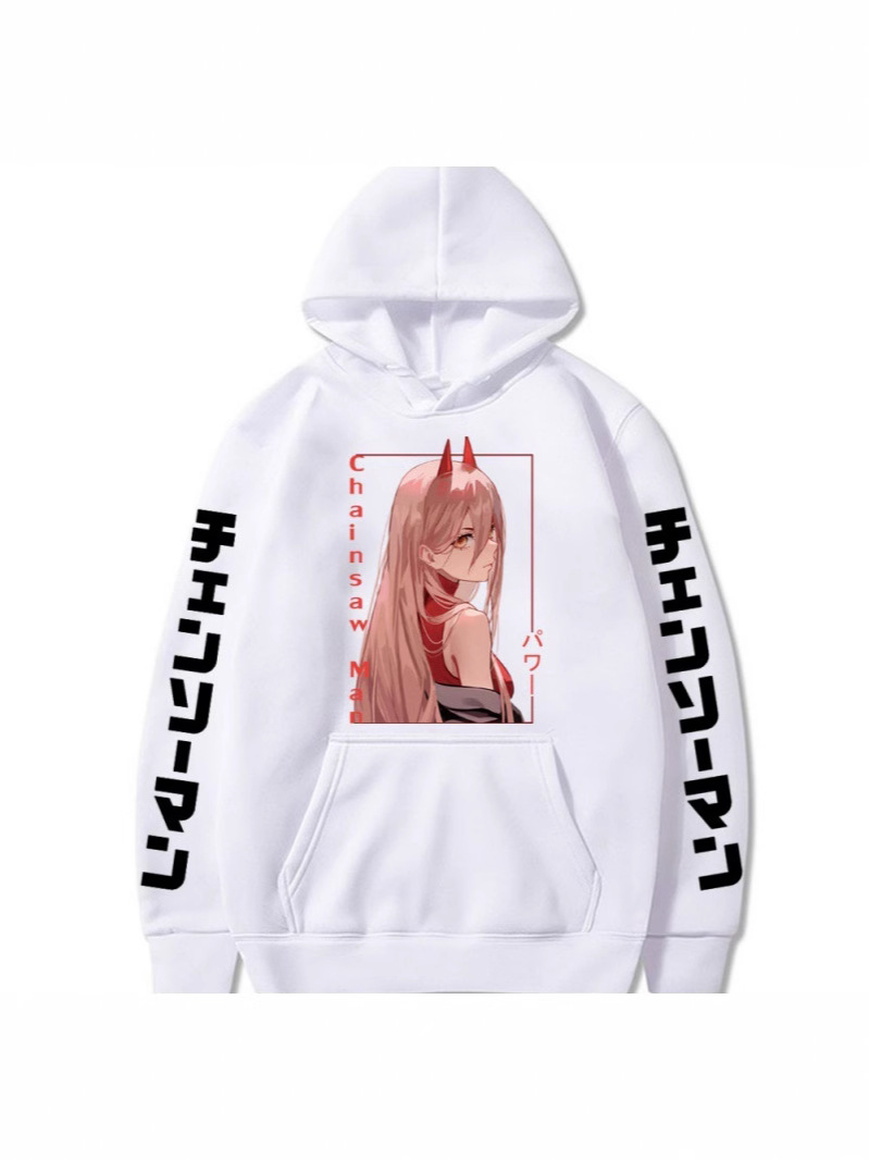 Chainsaw Man Chainsaw Man Pava perimeter hoodie impresa transfronteriza anime hoodie