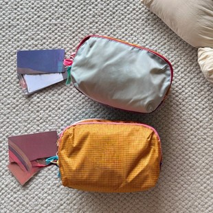 New Alpaca Dopamine Color Travel Shoulder Bag Cosmetic Bag 4L Large Capacity Waterproof Nylon Wash Bag Hanging Bag