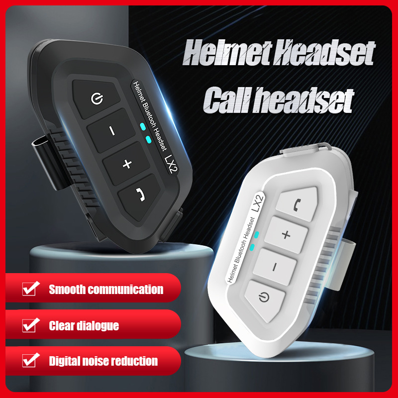 Suministro transfronterizo de casco integral para motocicleta LX2, medio casco, impermeable, inalámbrico 5,3, auriculares Bluetooth