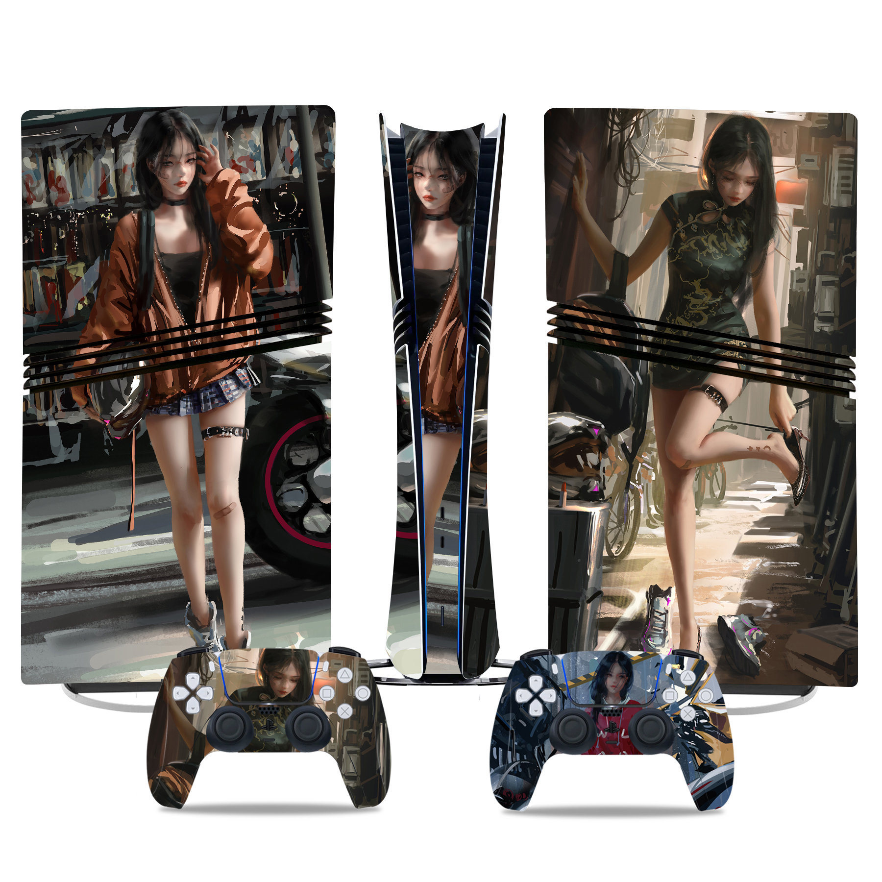 PS5 Pro pegatinas pegatinas de consola pegatinas de moda pegatinas de color God of War Call of Duty
