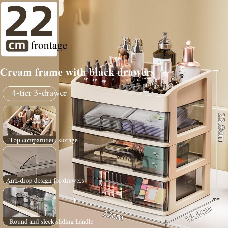 Four layers and three draws-coffee color