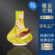 工厂金属徽章定制 锌合金珐琅烤漆胸针定做企业LOGO纪念胸章定做