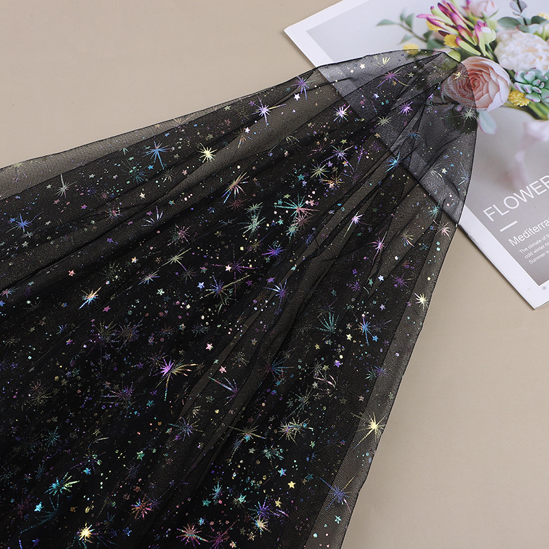 现货 幻彩流星网纱 仙女纱裙 公主蓬蓬裙  婚礼伴手礼花边