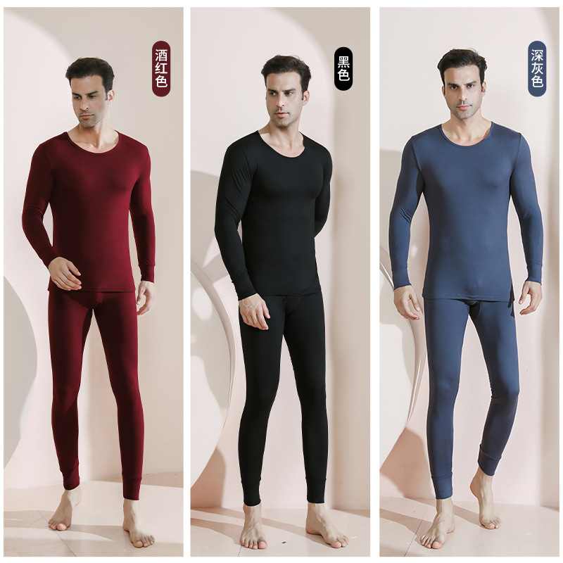 Otoño e Invierno nueva ropa de otoño pantalones largos traje de hombre delgado Comercio exterior Original orden ropa interior térmica hombres fábrica directa al por mayor