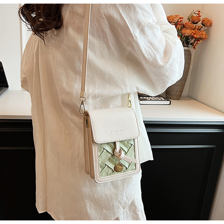 2025 New Fashion Women's Phone Casual Versatile Trendy Single Shoulder Crossbody Water-Resistant PU Leather Bag_voghion.com