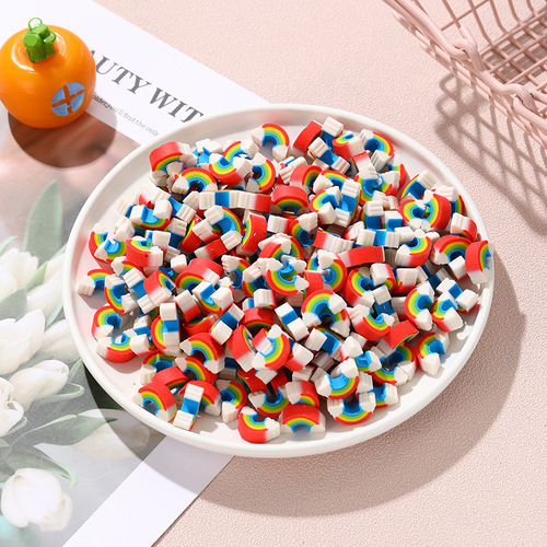 Colorful Bridge Rubber Eraser for Children, Students, Learning Purpose, Cartoon Mini Rainbow Style Rubber Eraser, Wholesale