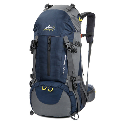 New product outdoor sports backpack hiking bag 50L hiking double shoulder bag travel bag with rain cover
