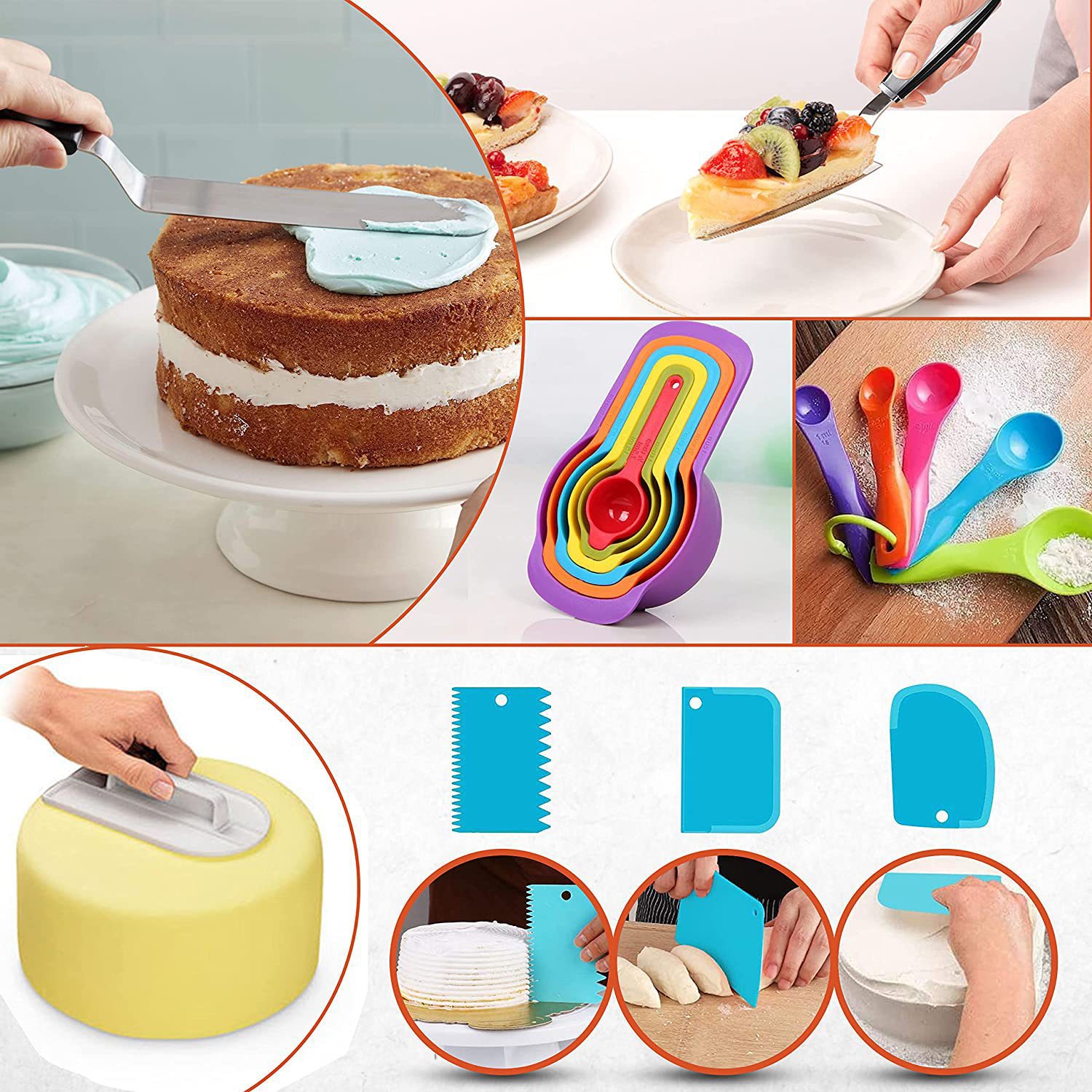 Amazon 700 piezas pastel tocadiscos traje pastel herramientas para hornear pastelería boquilla traje pastel suministros image 3