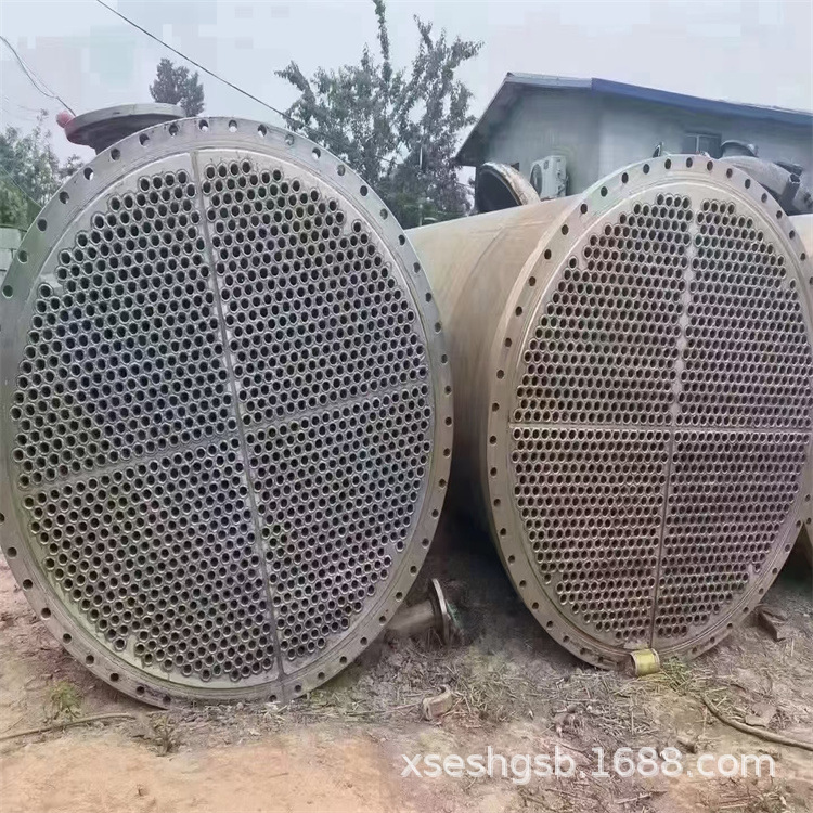 二手钛材冷凝器 不锈钢列管冷凝器 石墨换热器 翘片式冷凝器316