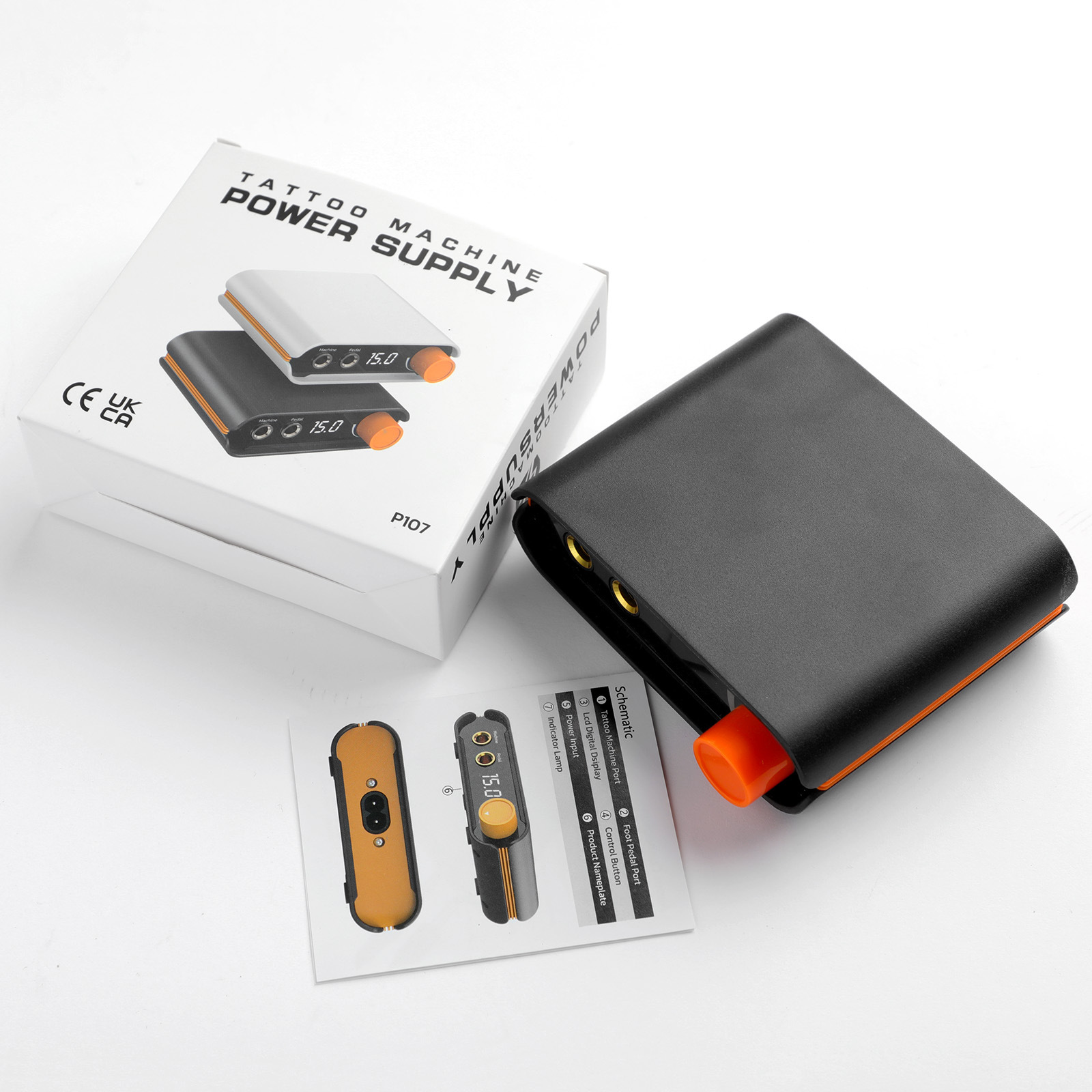 Long bordado mini fuente de alimentación de tatuaje regulador de voltaje de pantalla digital máquina de tatuaje 240v fuente de alimentación universal global