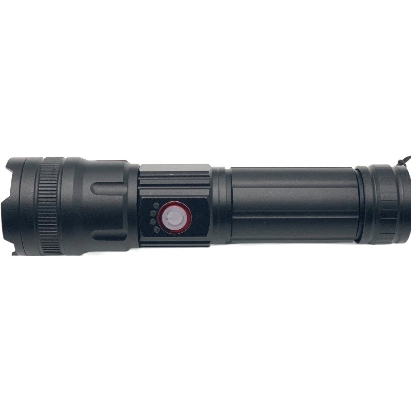 Linterna láser blanco multifunción coche roto ventana martillo hogar iluminación de emergencia linterna al aire libre luz fuerte linterna recargable