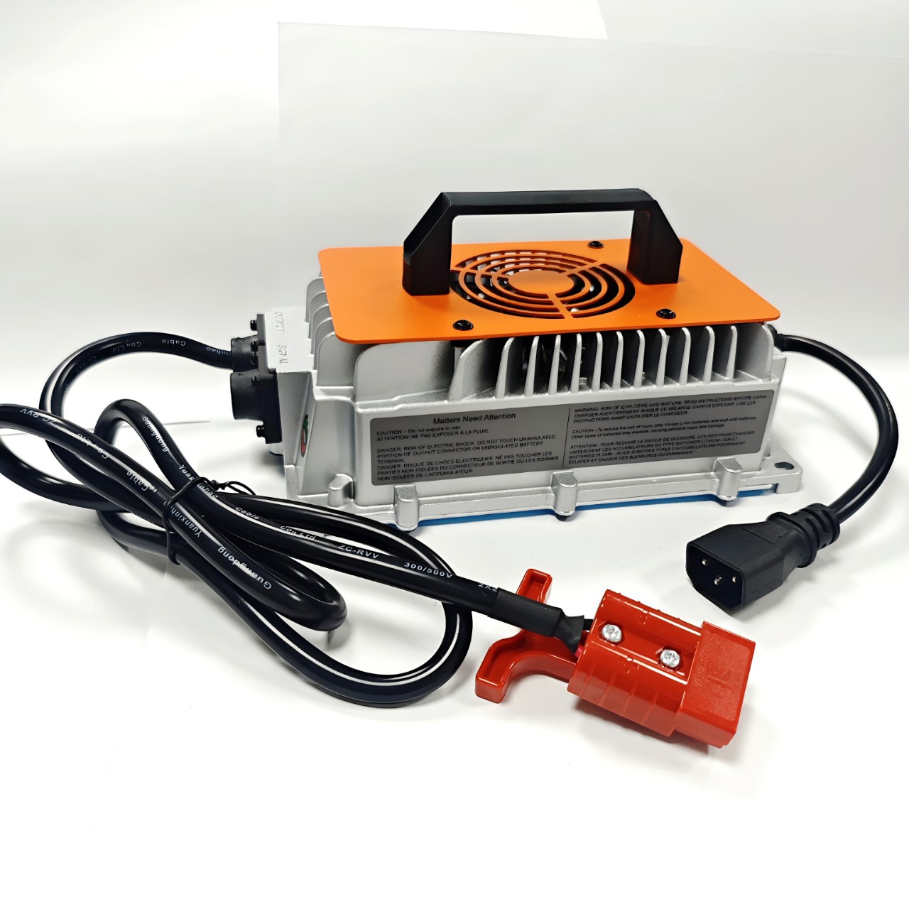 便携式防水大功率充电器新能源车载1000w洗地机锂电池