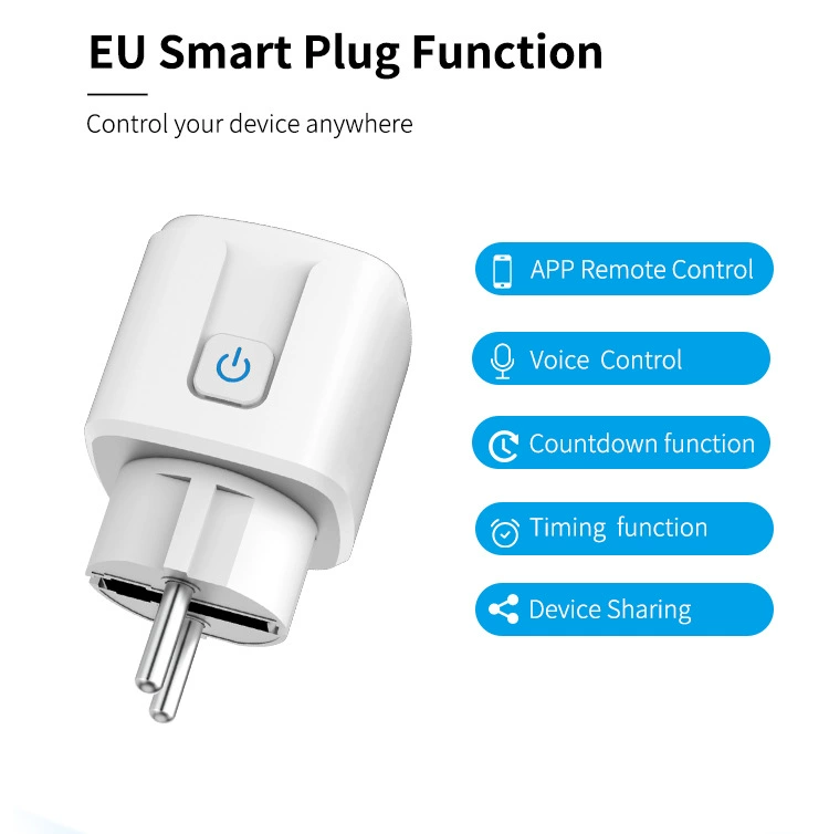 European regulations graffiti WiFi smart socket transfer socket timing voice remote Alexa cross -border mobile app