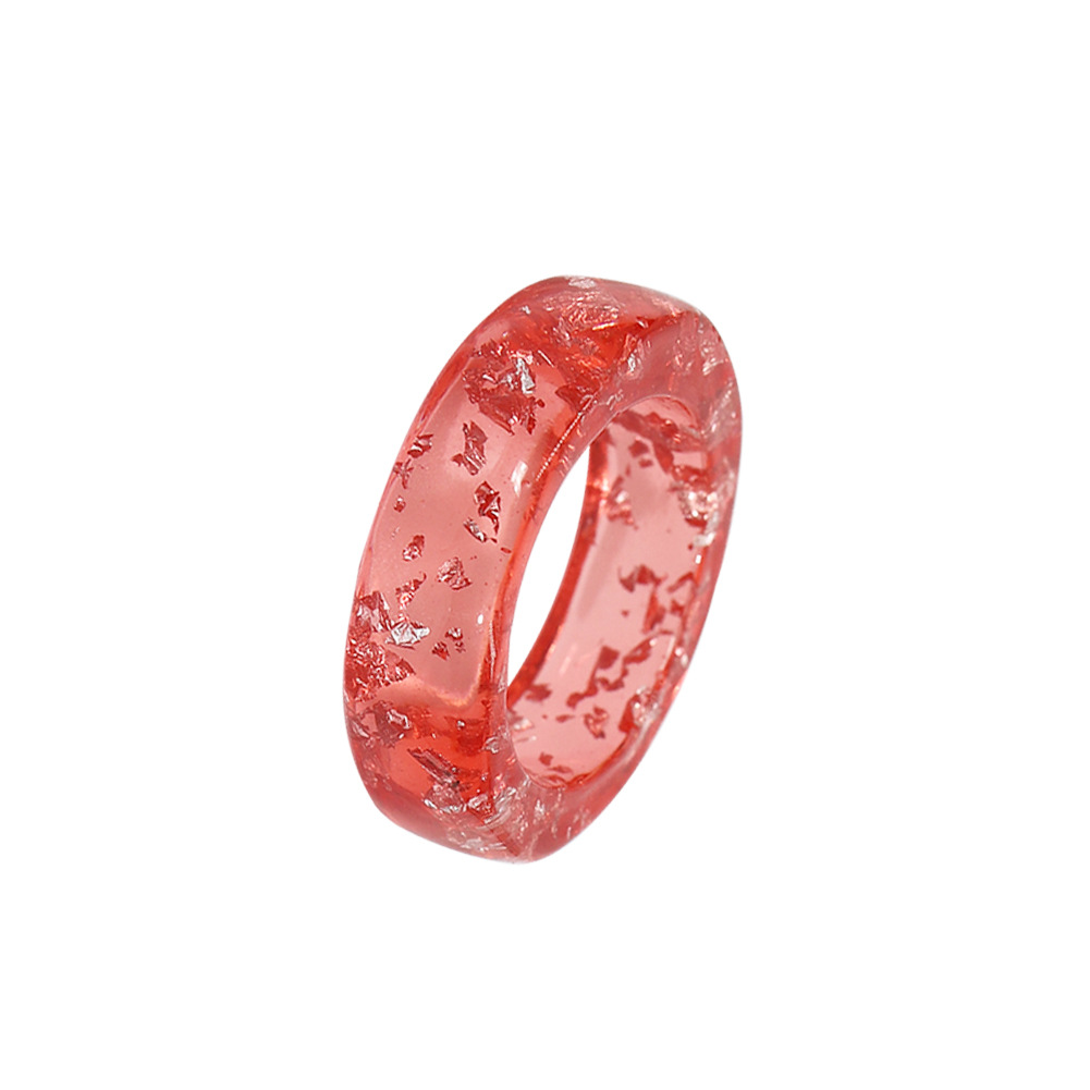 Retro Candy Color Acrylic Ring Wholesale display picture 23