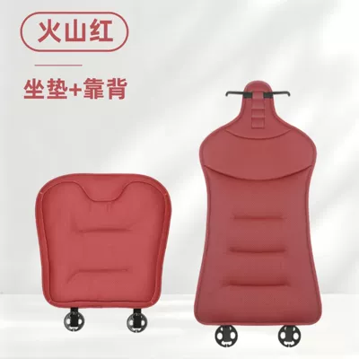 for Mercedes-Benz, Bmw and Audi — Seat cushion, seat cover - 2016-perforated-front-seat-backrest-volcano-red-1-set