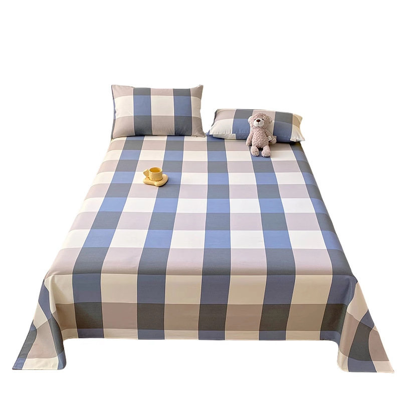 Nuevas sábanas de tela gruesa y vieja de algodón puro de una sola pieza 100 colchones de algodón edredón dormitorio individual tatami de tres piezas