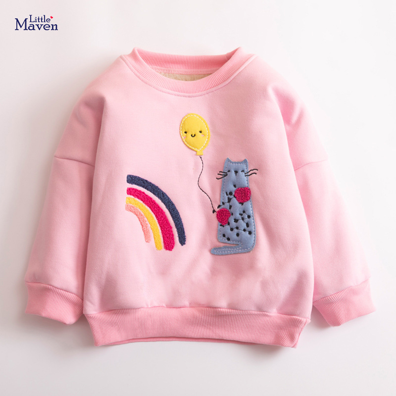 Suéter de algodón de manga larga para niños europeos y americanos de dibujos animados para niños Little Maven Otoño e Invierno image 3