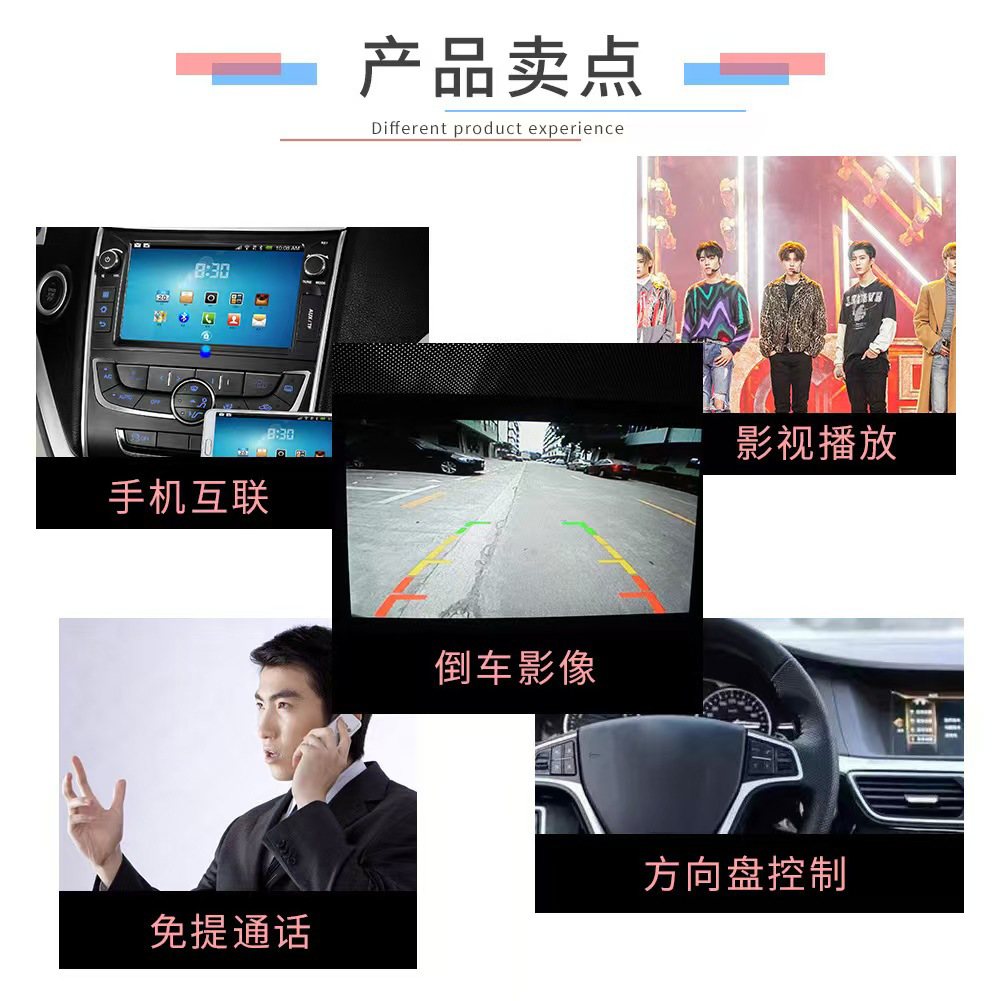 Suitable for Toyota Corolla 7inch Car MP5 Player MP4 Reversing Bluetooth Mobile Phone Interconnection All-in-One Unit F7625