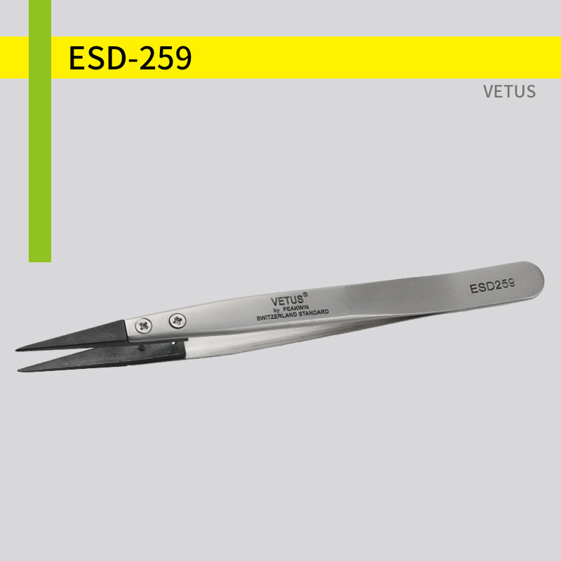 VETUS pinzas cabeza intercambiable ESD antiestático pinzas cabeza intercambiable pinzas antiestáticas pinzas cabeza de plástico electrónica de fábrica