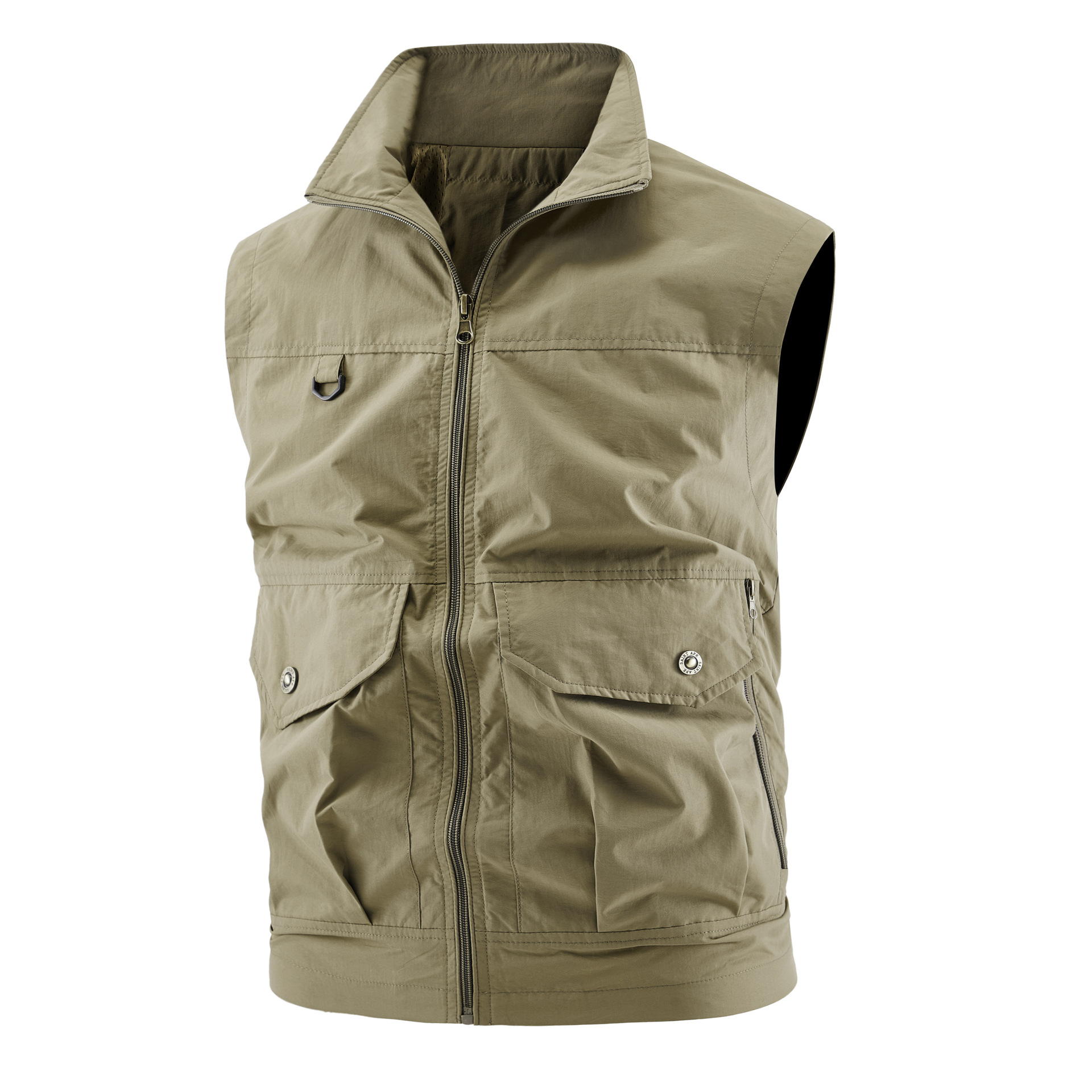 2025 новый трансграничный уличный жилет, мужской свободный жилет с несколькими карманами для молодежи и среднего возраста, рабочая одежда, повседневная куртка, жилет