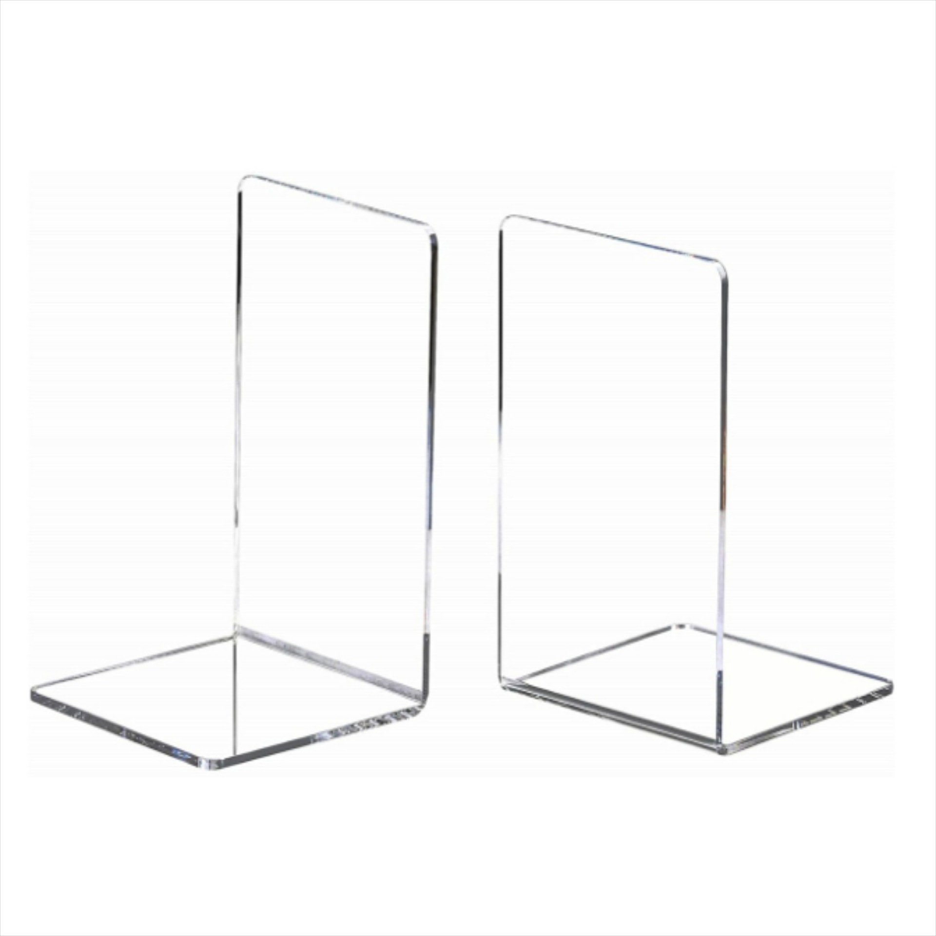 Soporte de libro de acrílico transparente exclusivo transfronterizo Almacenamiento de escritorio para estudiantes tablero de partición al por mayor soporte de libro